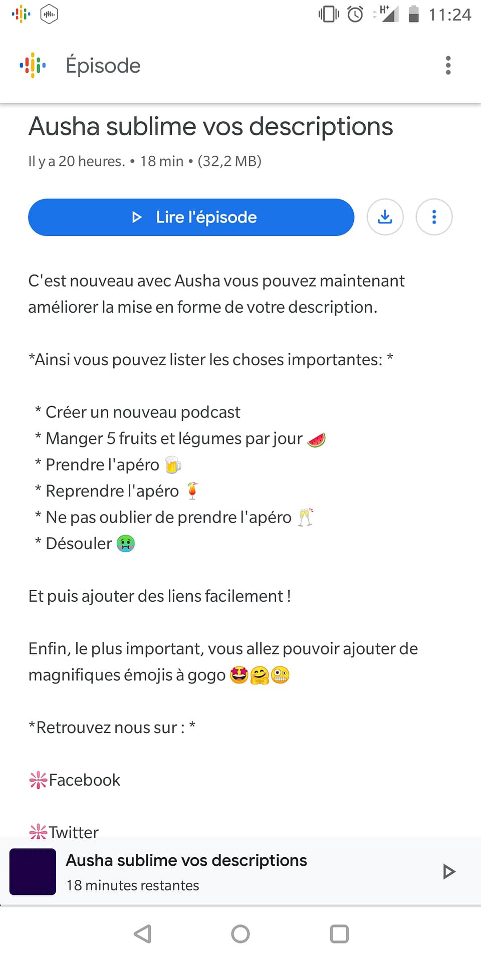 Nouveau Sublimez Les Descriptions De Vos Podcasts Ausha