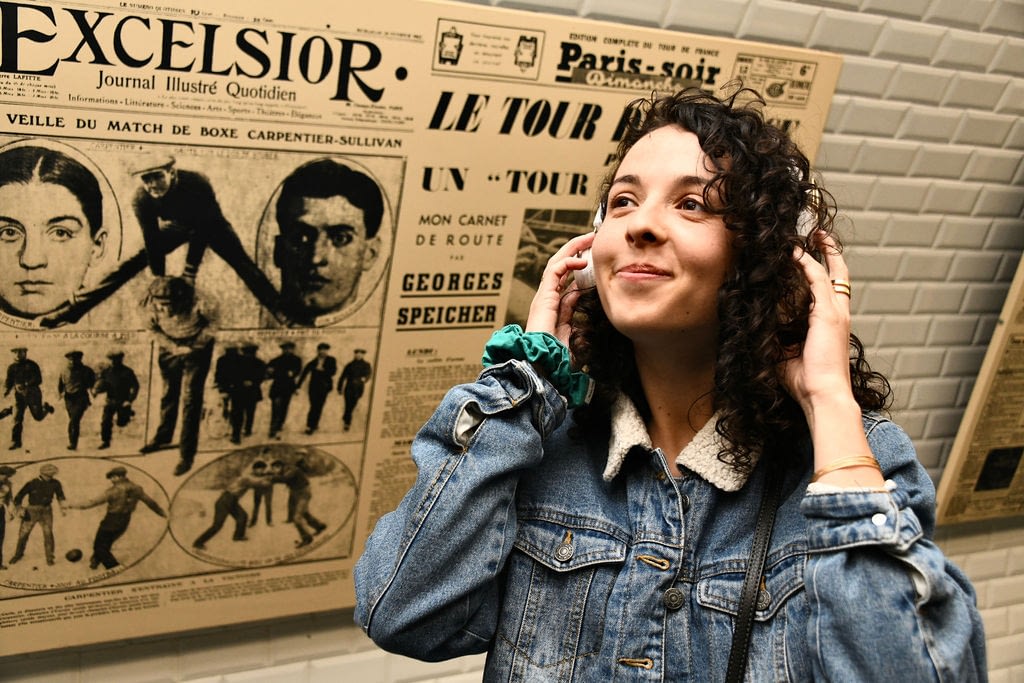 Auditrice podcast métro