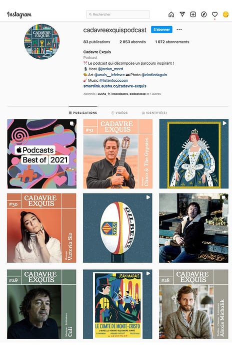 Marketing and promoting on Instagram – Cadavre Exquis