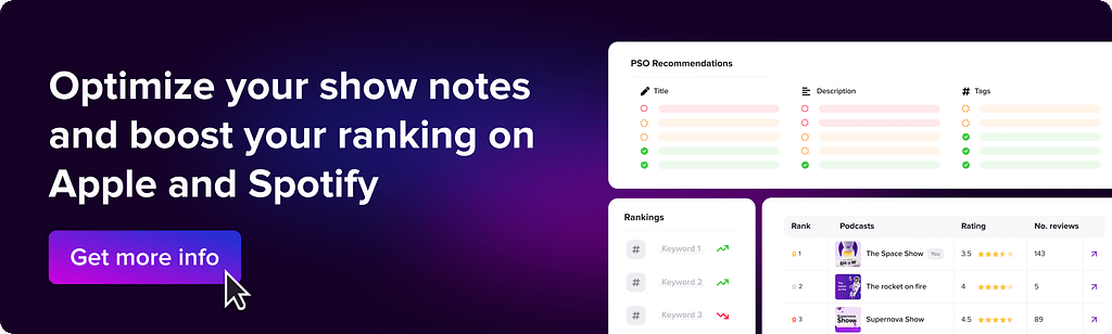 Rank #1 on Apple Podcasts and Spotify with the PSO Control Panel