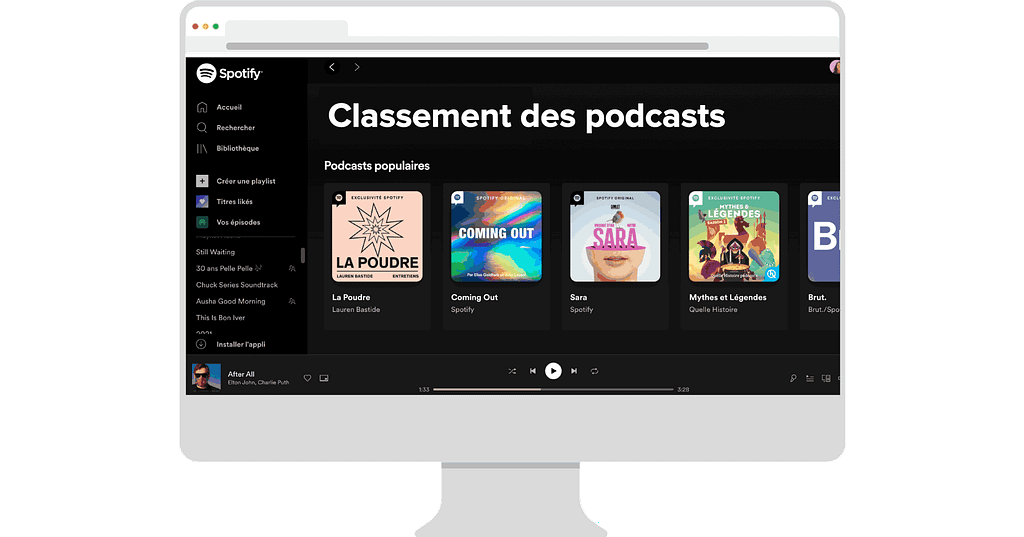 Classement de podcasts