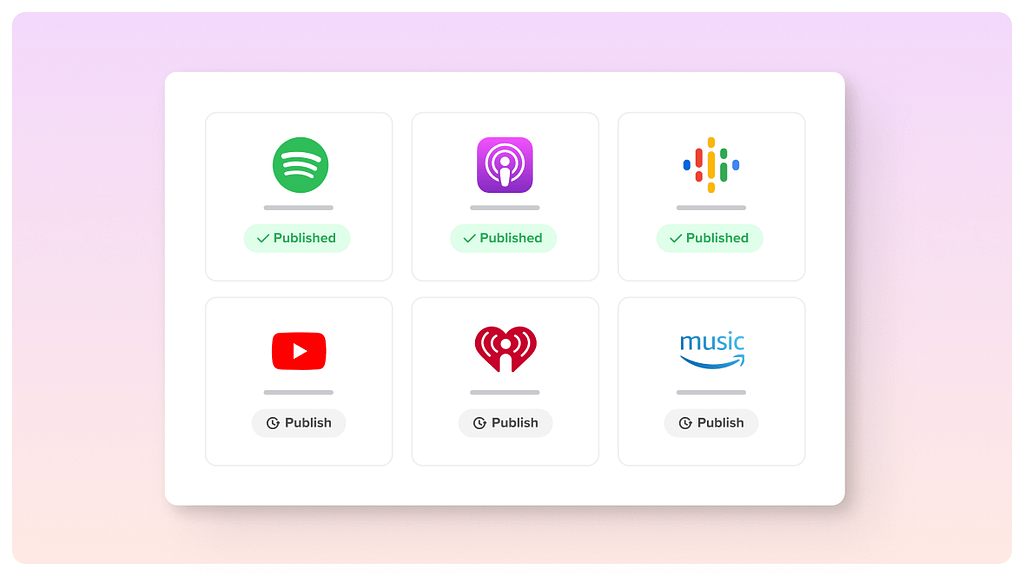 Listening platforms connected to Ausha