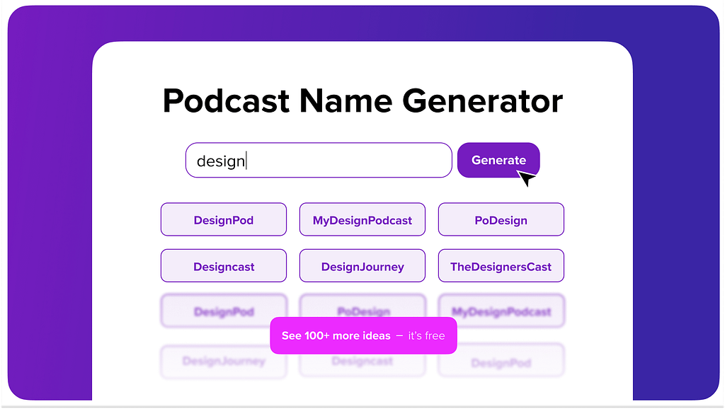 Podcast Name Generator Ausha