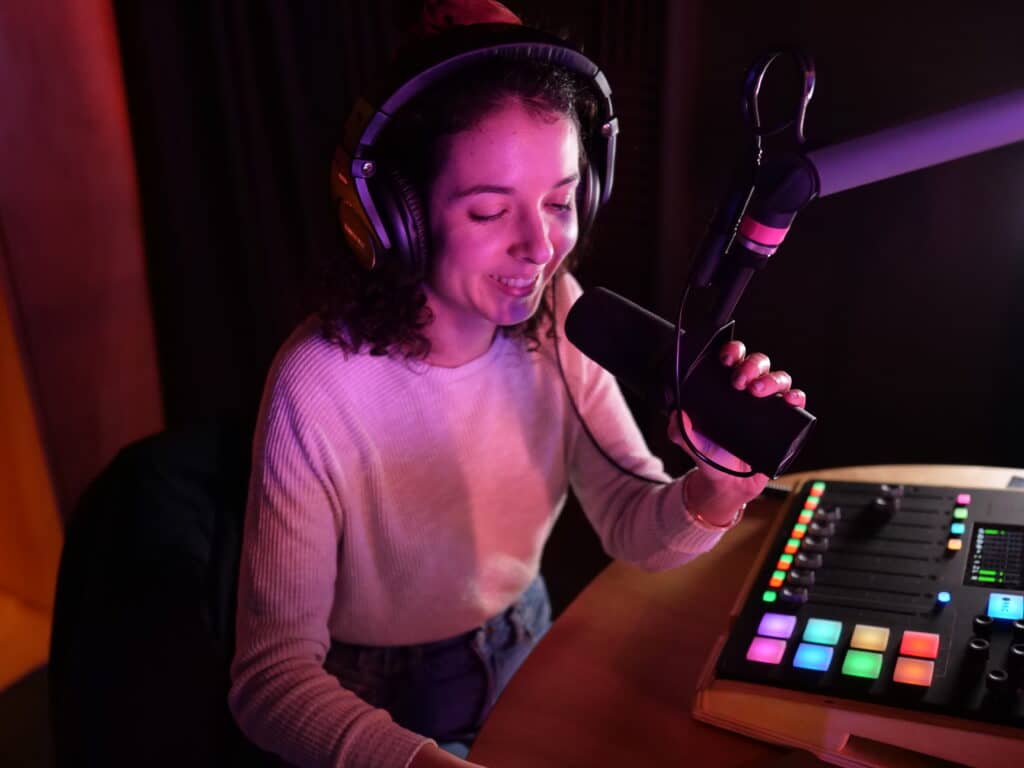 podcast recording