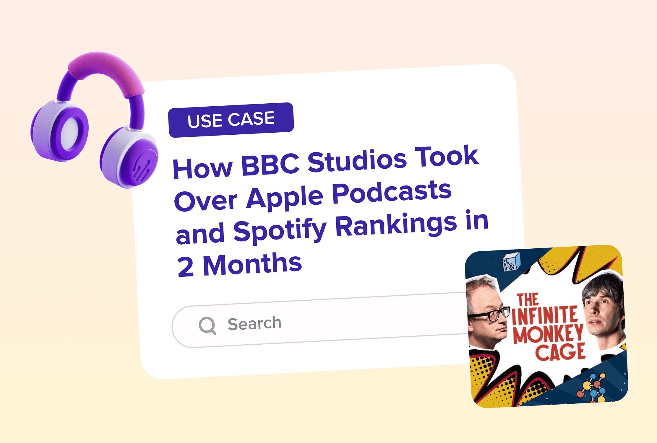 BBC Studios took over Apple Podcast and Spotify rankings in 2 months with PSO