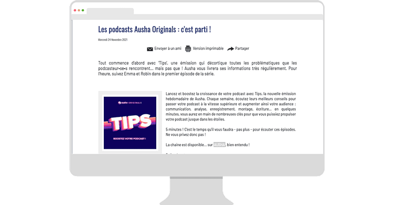 Exemple Cp Ausha LePod