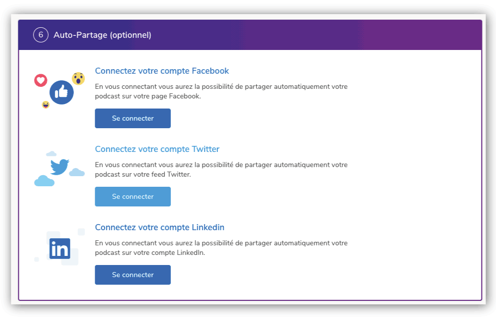 Connectez vos réseaux sociaux et publiez automatiquement via Ausha