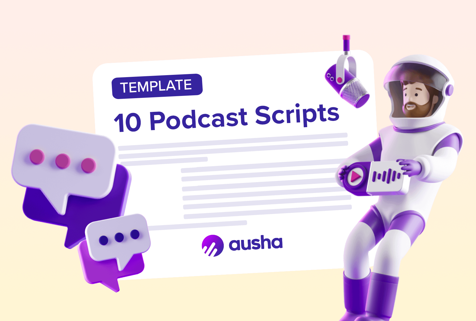 10 Free Podcast Script Templates [+ Examples]