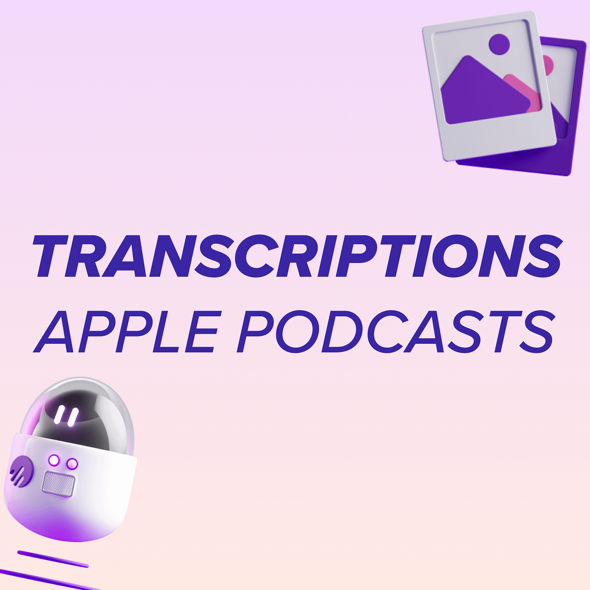 L’arrivée de la transcription sur Apple Podcasts